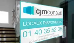 Autocollant publicitaire personnalise