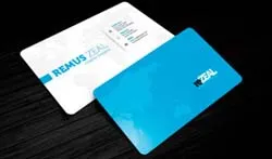 Carte de visite plastique pvc