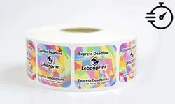 Etiquettes papier delai express