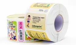 Etiquettes papier standard
