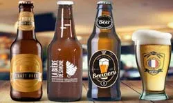 Etiquettes personnalisees pour bouteilles de biere