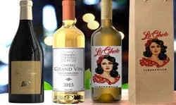 Etiquettes personnalisees pour bouteilles de vin