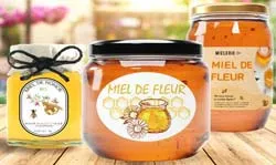 Etiquettes personnalisees pour pot de miel