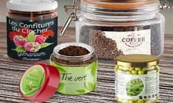 Etiquettes personnalisees pour pots et bocaux