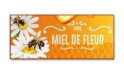 Etiquettes personnalisees rectangulaires
