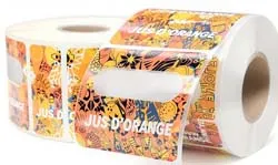 Etiquettes vinyle PP transparent