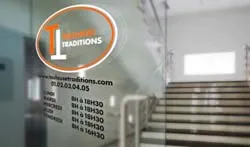 Lettrage transparent tape