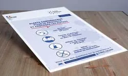 PANNEAU IMMOBILIER BUREAUX A VENDRE A PERSONNALISER AKYLUX 3,5mm - 600x400mm (G1339_PERSO