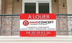 Panneau immobilier 80x60cm