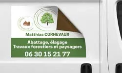 Plaque aimantee vehicule