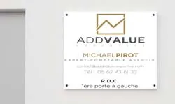 Plaque professionnelle