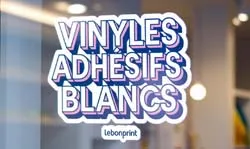 Vinyles adhesifs blancs