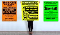 affiche fluo