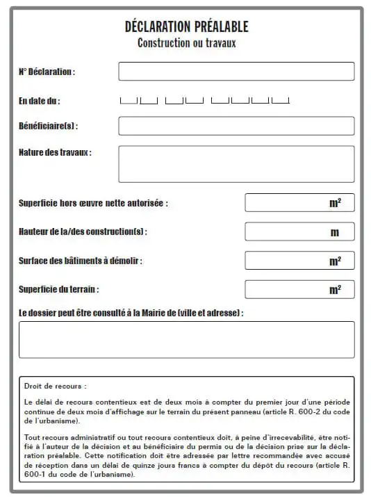 Panneau de chantier pas cher