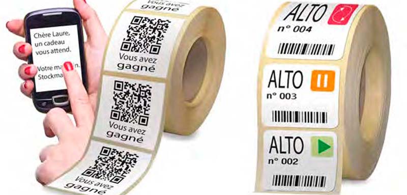 Imprimer des étiquettes avec numérotation, qrcode, code barre