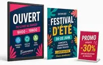 Affiches petit format sur mesure